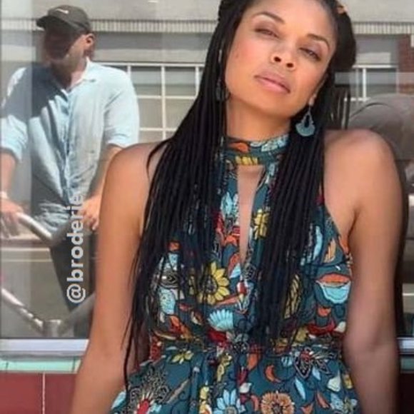 Anthropologie Geneva Halter Wide-Leg Jumpsuit - Picture 2 of 8